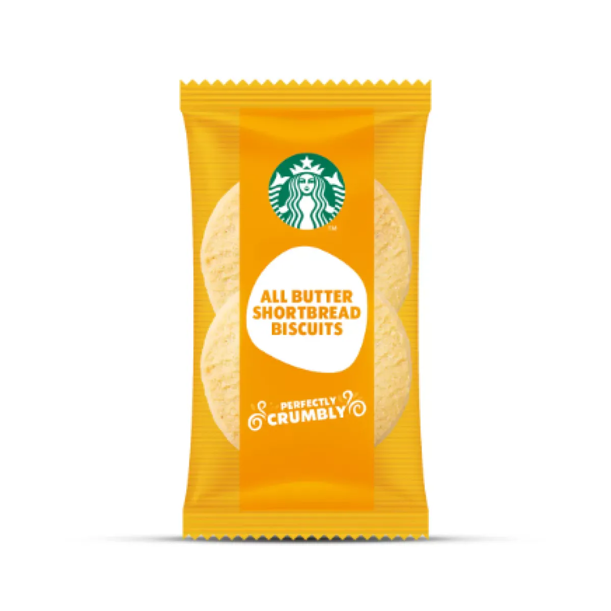 shortbread biscuit in a yellow packaging