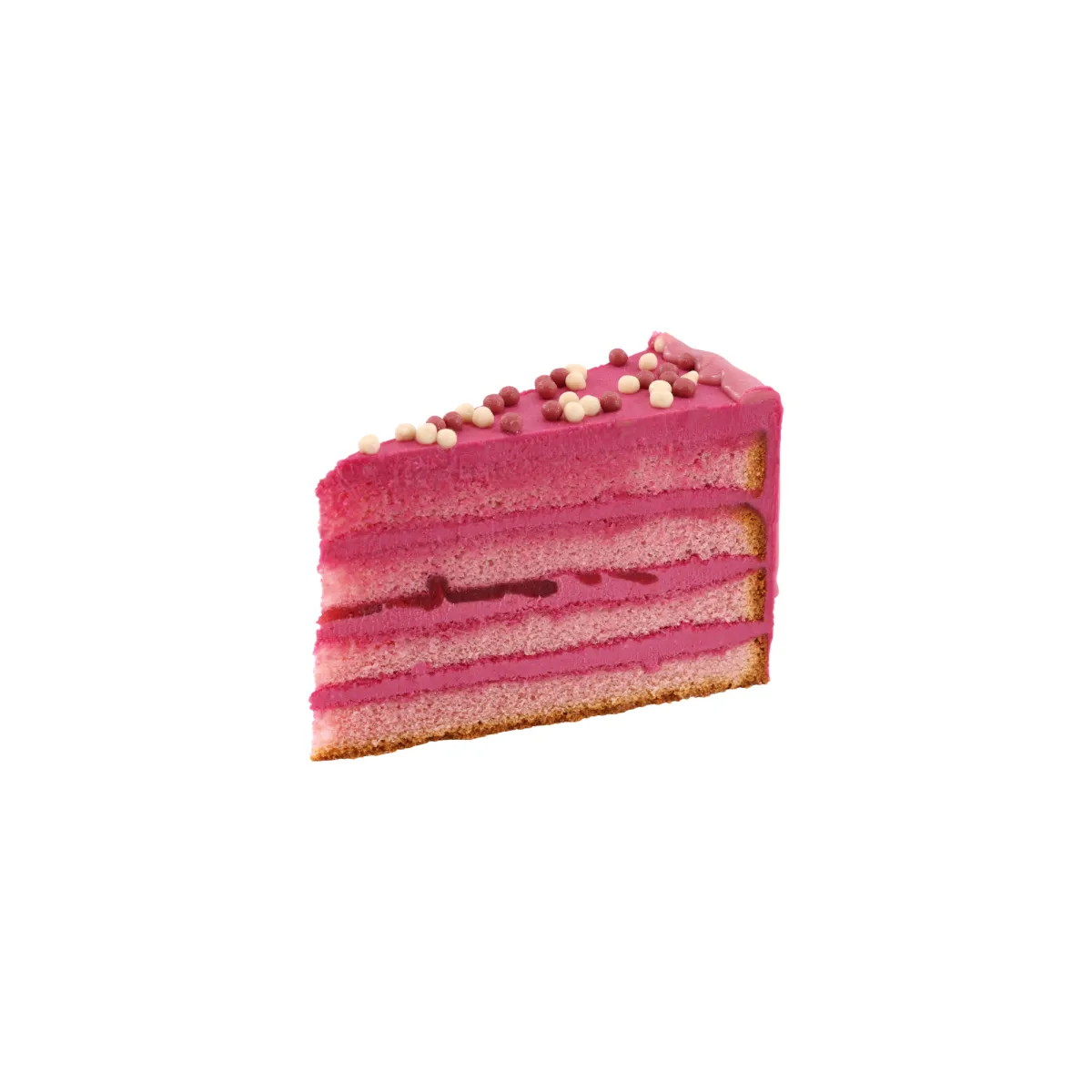 růžová torta