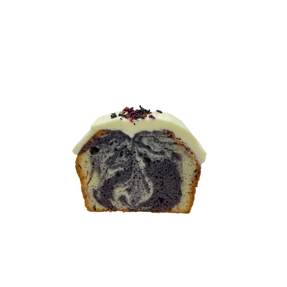 mramorovaný chlebík s bielu pľavú