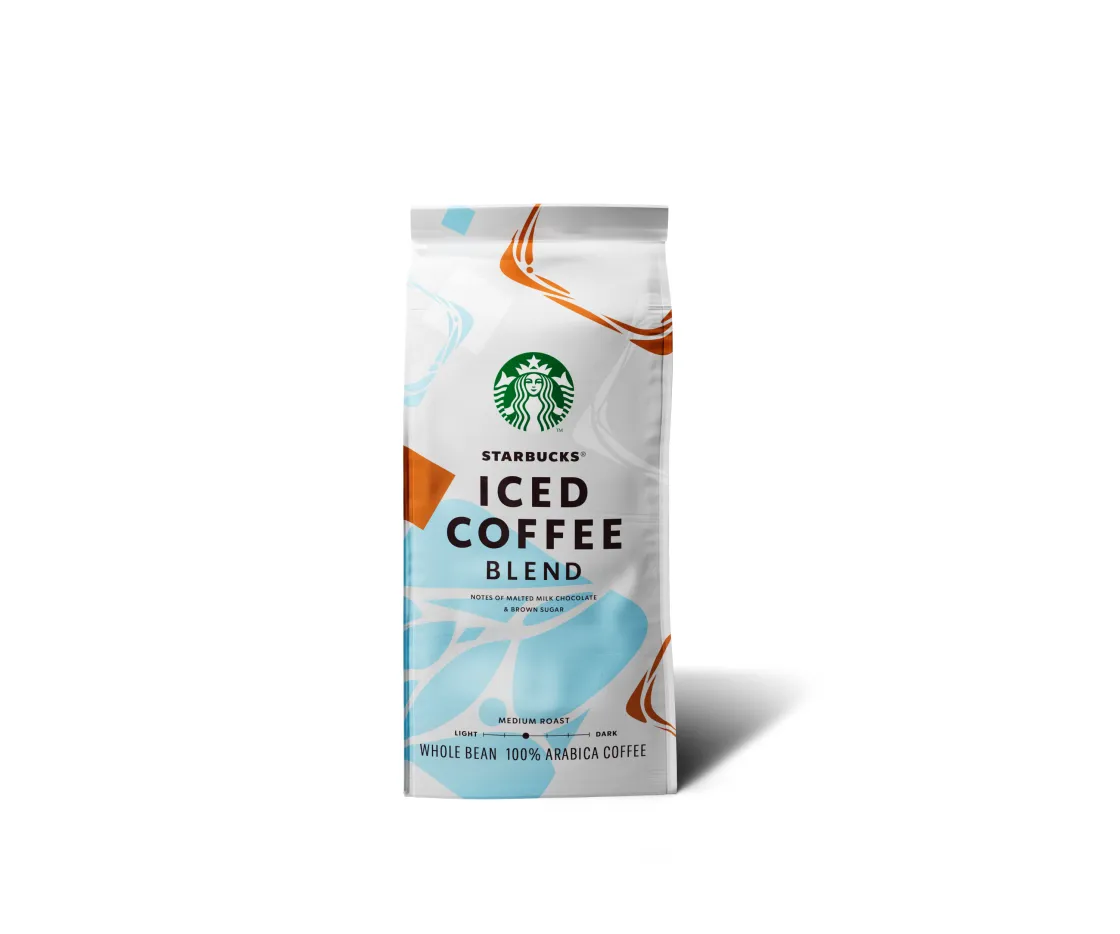 balíček kávy Starbucks Iced Coffee Blend.